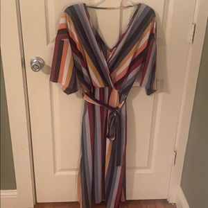 Multi striped dress